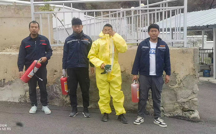 德欽縣污水處理廠應(yīng)急培訓(xùn)、實(shí)操演練